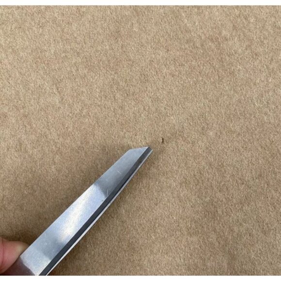 VTG. Talbots 12p Camel Hair A-Line Maxi Skirt Leather Trim 90s Brown - Picture 7 of 7